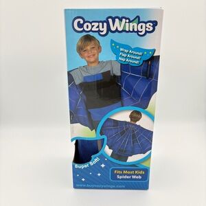 Cozy Wings Spider Web Kids Wings Wearable Wrap/Blanket Jay at Play
